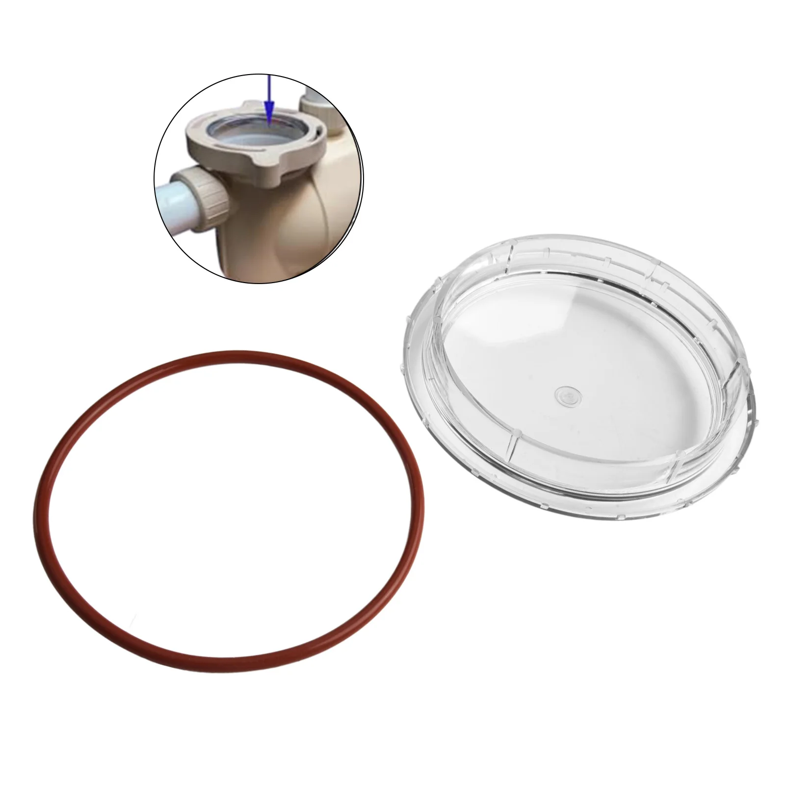 

Pump Lid Gasket Lid Clear Clear Cover Compatible Durable For For Inground Pool Outdoor Living