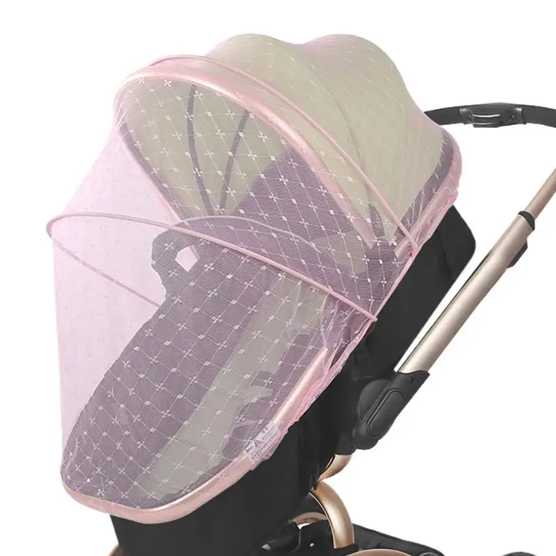 

Baby stroller tent for summer Anti-mosquito Full Cover Trolley Tent Cover Breathable Baby Pram Net Portable Crib Mesh for baby