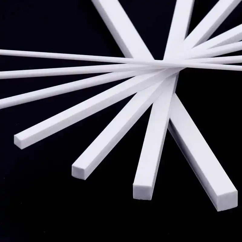 ABS Bar Plastic Solid Square Rod DIY Handmade Sand Table Building Model Decoration Material 1x1/1.5x1.5/2x2/3x3/4x4/5x5/6x6mm