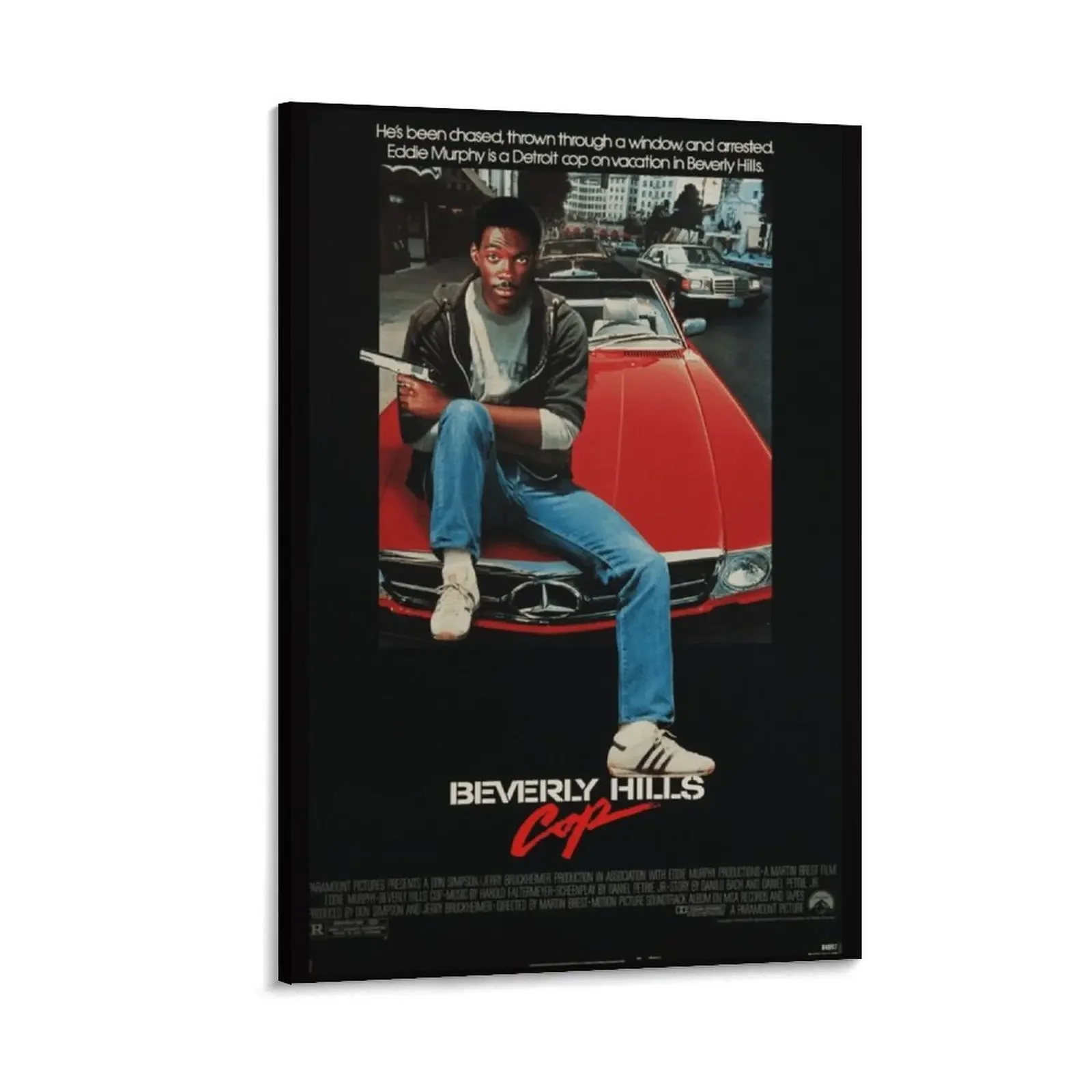 Beverly Hills Cop Vintage Classic . Canvas Painting Paintings for bedroom Paintings on canvas for living room