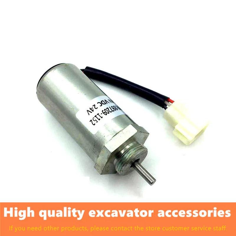 For CASE CX 75 HITACHI ZX ZAX 55 70 KOBELCO SK 70 75-8 Universal Engine Smoke Switch Solenoid Valve high quality excavator parts