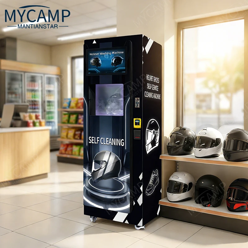 Favorite Design Self Service Vending Machine for Public Helmet Cleaning Vending Machine