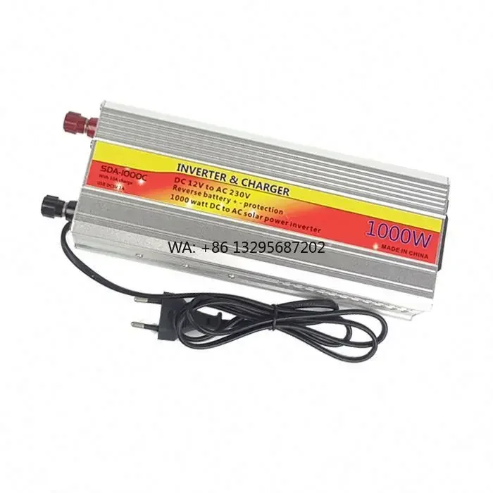 

12V 1000W 2000W 3000W Power Inverter Built-in Battery Charger AC/DC Sine Wave Single Output 50A Current 50Hz Frequency OEM