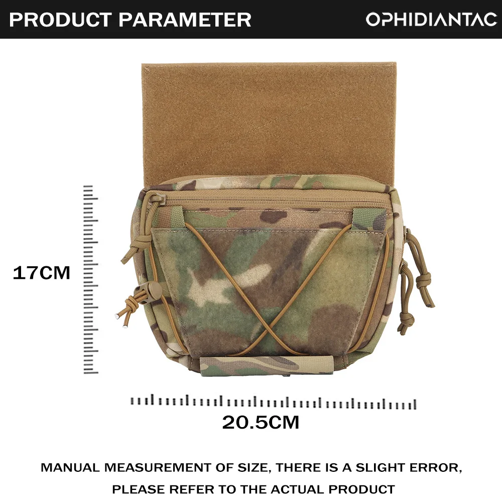 OPHIDIANTAC Nylon-Brusttasche Schnellzugriff-Plattenträger-Zubehörtasche für Outdoor-Sport – Detail 1