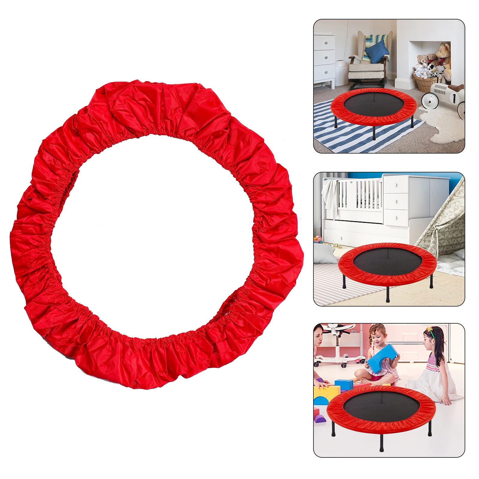 

1 pc Trampoline Protective Cover Edge Replacement Pad for Kids Durable Safe Use Steel Frame Accessories Mini Children Fitness