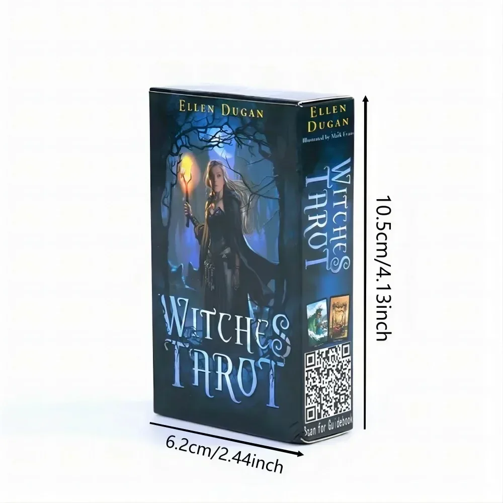 

Witches Tarot 10.3x6cm 78pcs Cards With Guidebook For Party Family Friends Beginners Fortune Board Game Playing Cards Toys