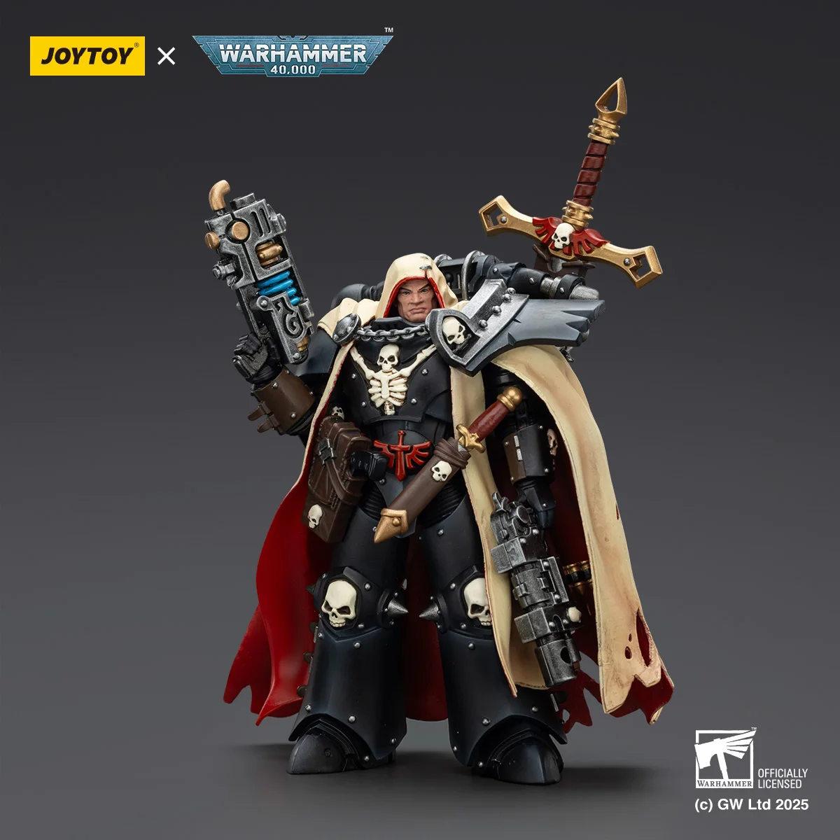 

JOYTOY Warhammer 40K 1/18 Scale Chaos Space Marines Cypher, Lord of the Fallen Action Figure Model Dolls for Collect