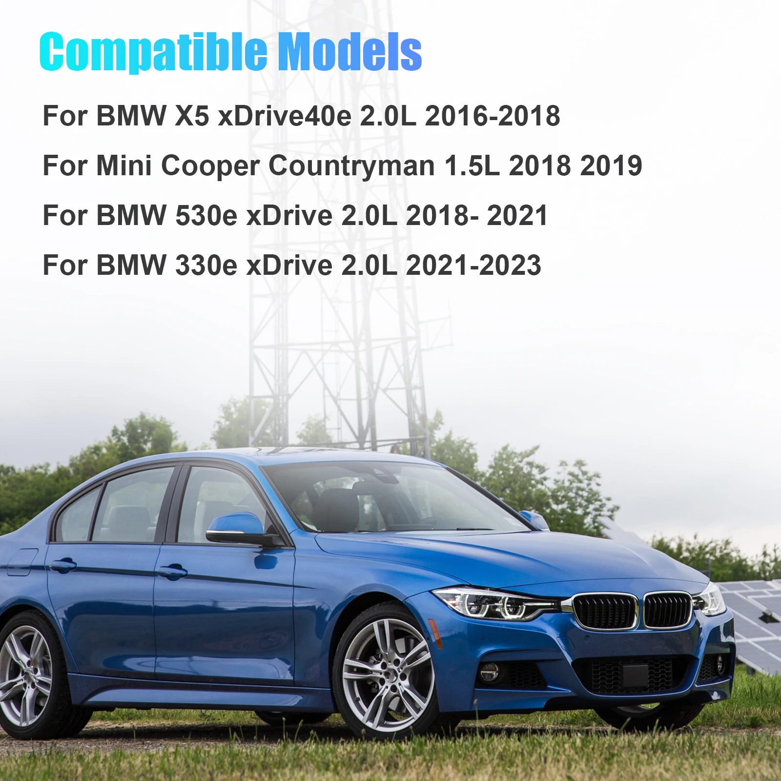 1 Pcs Air Conditioning Compressor For BMW 530e XDrive 2.0L (2018-2021) 64529496112