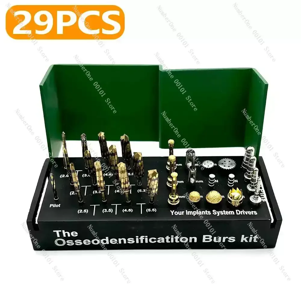 Burs Kit Tool Alveolotomy System Drivers Drills Ridge Expansion Cutting