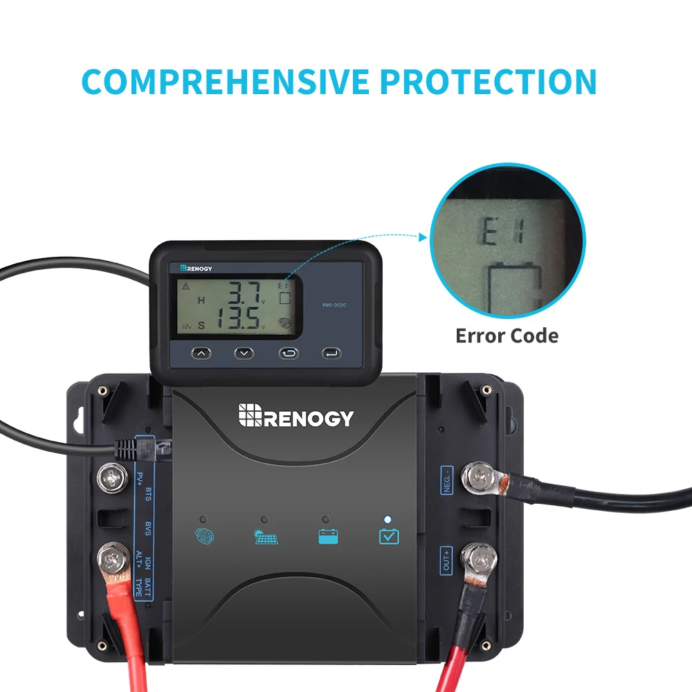 Imagem -06 - Renogy Monitoring Screen para Dc-dc Mppt Battery Charger Series