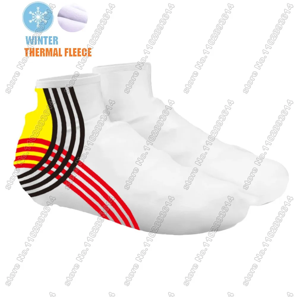 Belgium National 2024 Team Cycling Shoe Covers Winter BlueBike Shoes Cover MTB Jerseys Dust-proof Non-slip Outdoor Overshoes