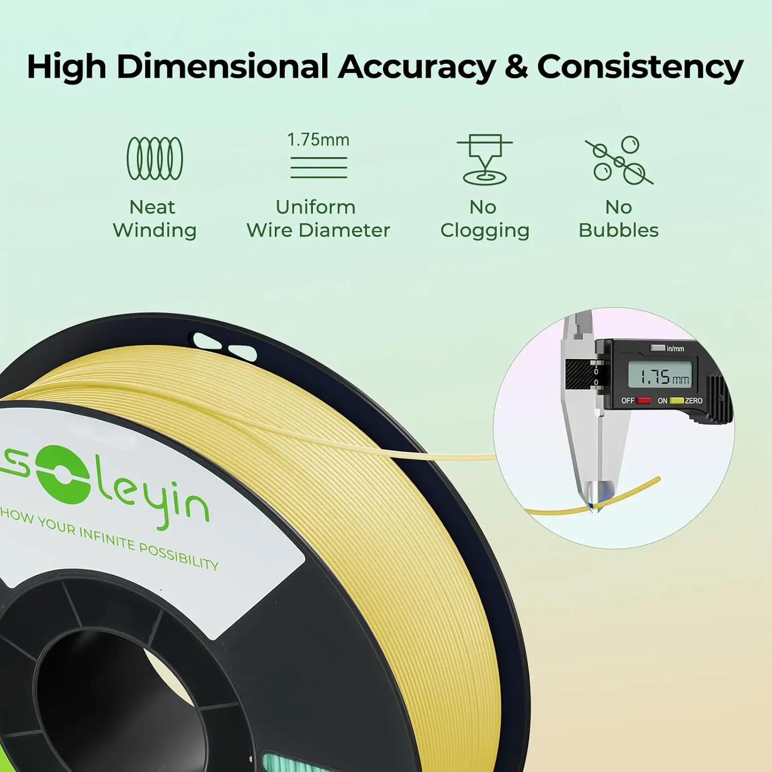 Creality Premium PLA 3D Printer Filament 1.75mm 1KG 4 Pack High-Speed Printing for Fast and Accurate Results