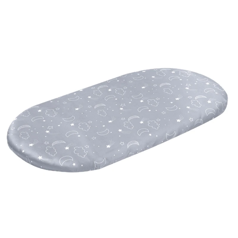 Baby Fitted Bassinet Sheet Newborn Changing Pad Cover Printed Breathable Crib Fitted Sheets Cradles Mattress Cover