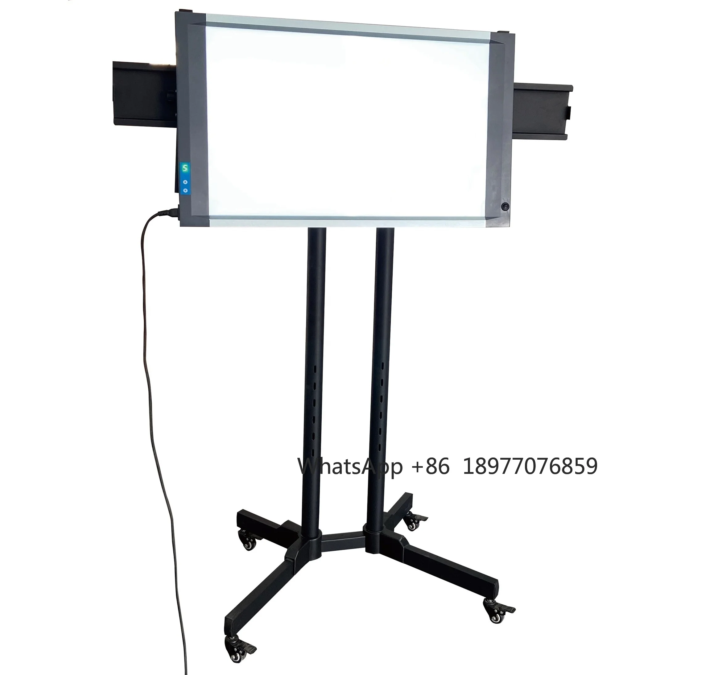 2 Section X Ray Film Viewer MST-4000II Two Unions 2.4cm Thickness X Ray Negatoscope Lamp With Mobile Stand Negatoscopes