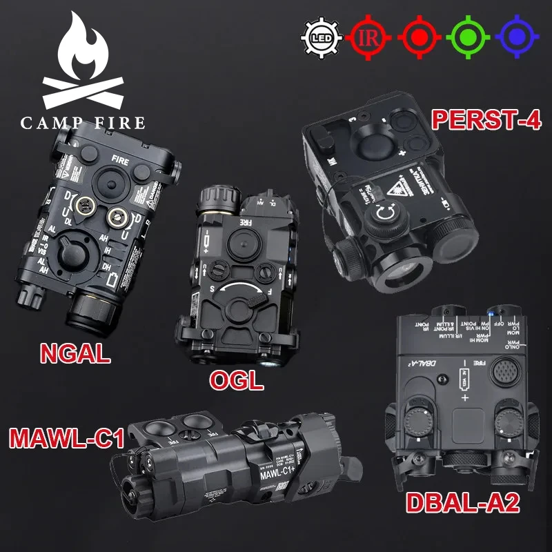 WADSN All Metal MAWL C1 NGAL DBAL A2 OGL Perst 4 Laser Pointer Red Dot Blue Green IR Laser Indicator AR15 Airsoft Weapon Sight