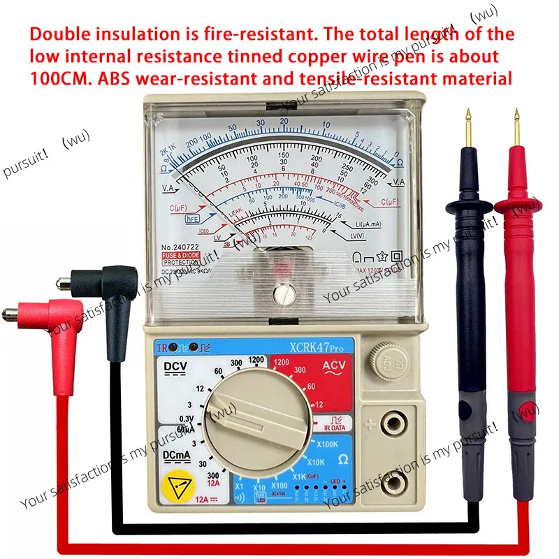 ZOCI-XCRK47pro High-Precision Mechanical Electrician Home Maintenance Pointer Multimeter Multimeter