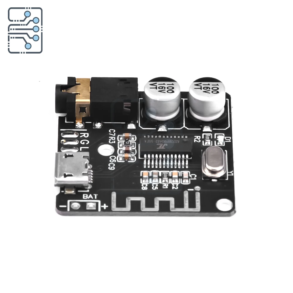 VHM-314 audio decoder module wireless stereo music amplifier module Bluetooth 5.0 MP3 lossless player Type-C Micro USB