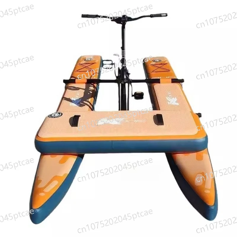 Double Pedal Water Walker Water Pedal Boat Scenic Amusement Toys Customized Water Inflatable Bicycle Single and