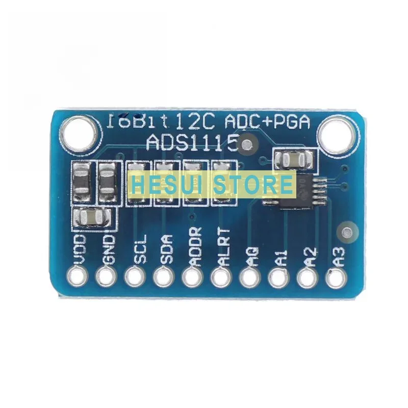 ADS1115 Module Board Tiny 16-bit high precision ADC 4-channel module, 4-channel 16-bit ADC module 16-bit ADC module board