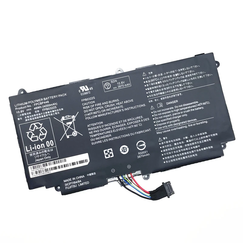 CSMHY New FPCBP448 10.8V 46WH FPB0322S Laptop Battery For Fujitsu Q775 Q736 Q737 CP675904-01