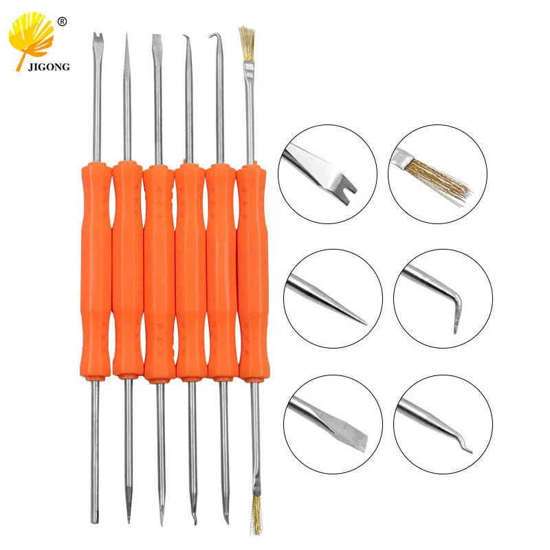6-Pack welding auxiliary tools PCB disassembly and combination set, circuit board kit maintenance tool