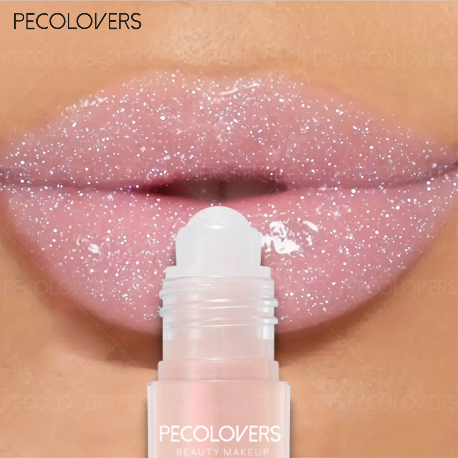 Bálsamo labial Roll-on de frutas, maquillaje hidratante nacarado, uva transparente, aceite labial de larga duración, cosméticos brillantes, 1 ud.