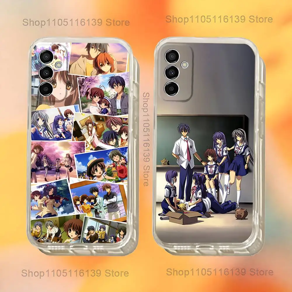 

Anime C-Clannad Phone Case For Samsung S24,30,21,22,23,20 FE,lite,PIus,Ultra,5G,Note,9,10 Transparent Cover