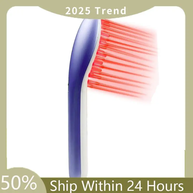 

A75X Лучшая ручная терапевтическая расческа для роста волос с лазерным улучшением, способствует естественному регенерации волос