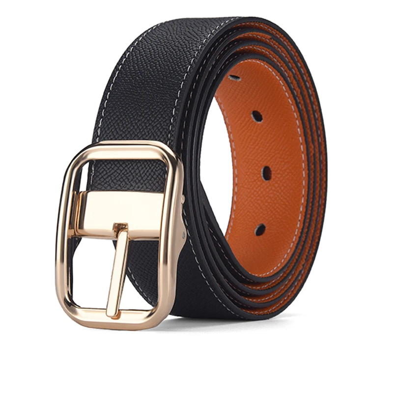 Neuer Herrengürtel, wendbares Design, modischer Jeansgürtel, Business-Anzuggürtel für Papa als Geschenk