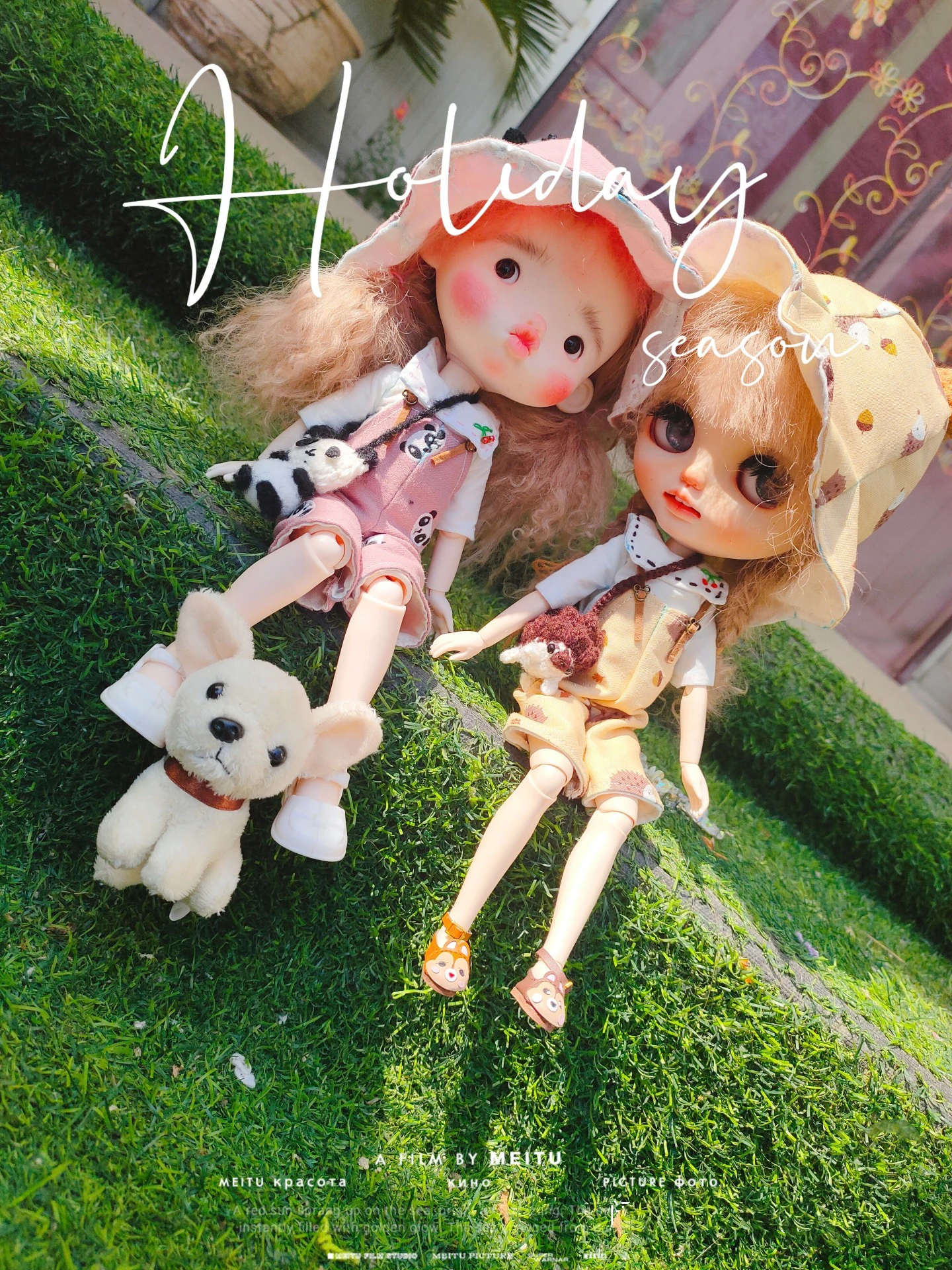 Dula Doll Clothes Dress Bears and hedgehogs skirt set Blythe Qbaby ob24 ob22 Azone Licca ICY JerryB 1/6 Bjd Doll Accessories