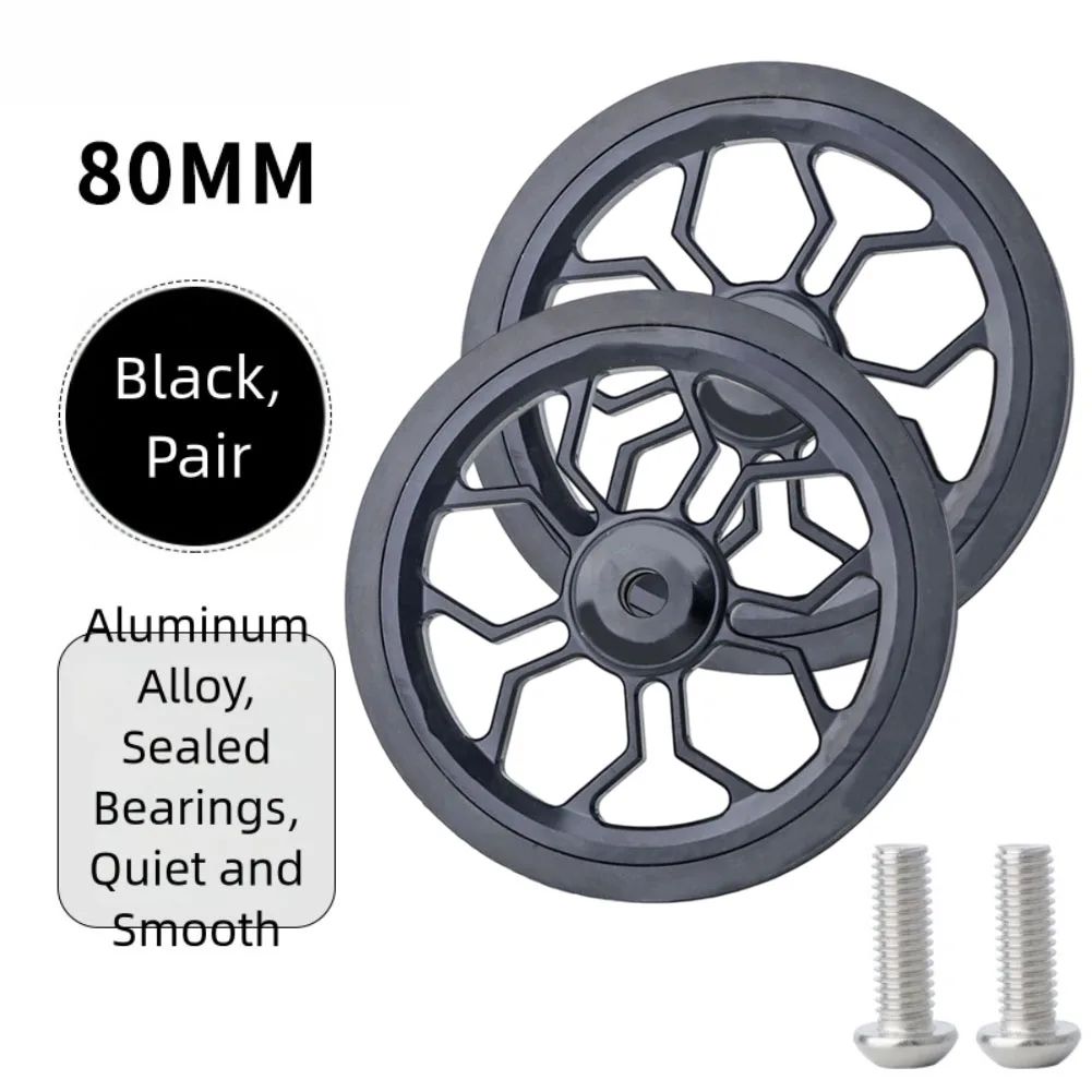

Легкое колесо складного велосипеда 80 мм с алюминиевым сплавом и резиной для Brompton и для легкой замены 3Sixty