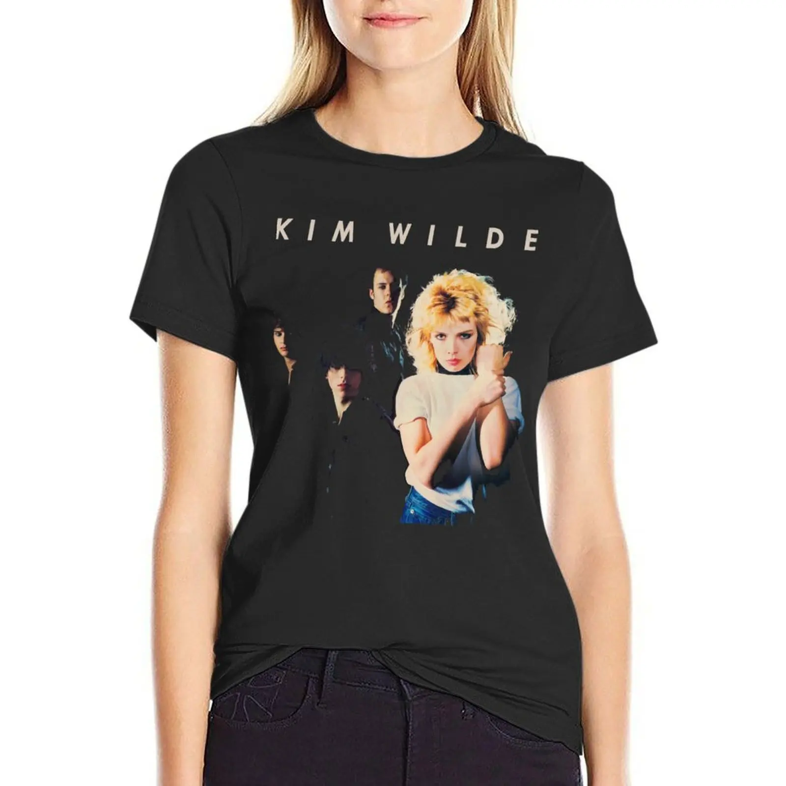 Kim Wilde also For Fans T-Shirt tops customs fashion woman blouse 2024