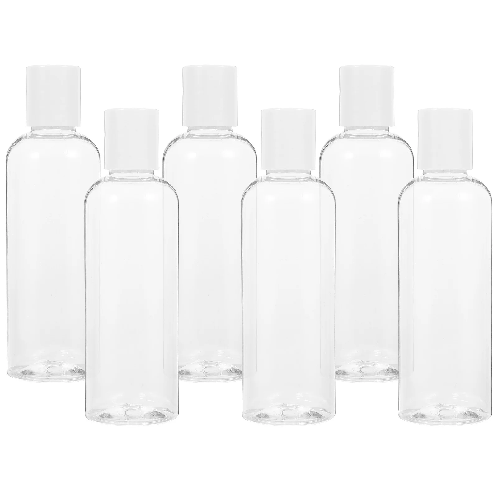 

6Pcs 100ml Travel Size Bottles Refillable Toiletries Containers Durable Lightweight Leakproof for Camping Trips