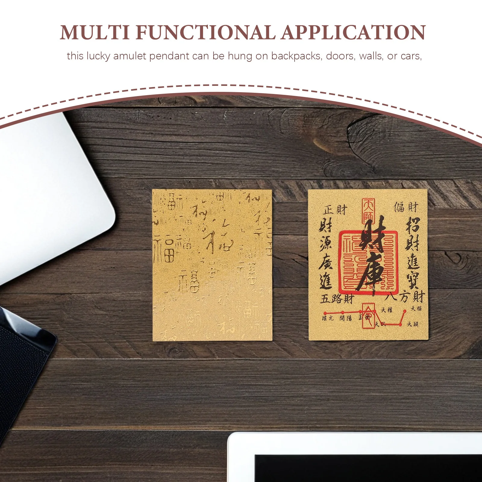 20 pz Tai Sui Amuleto Vibrante Artigianale Fascino Della Portafortuna per Positivo Home Office Porta A Parete Auto Appeso Feng Shui Decor