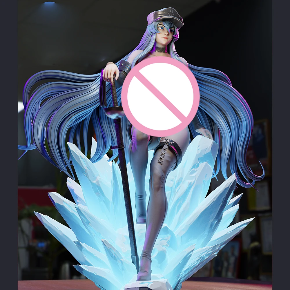 1:24 belle akame sexy menina nsfw boneca 3d impresso modelo resina sem pintura figura modelo kit garagem gk kits desmontado brinquedo diy