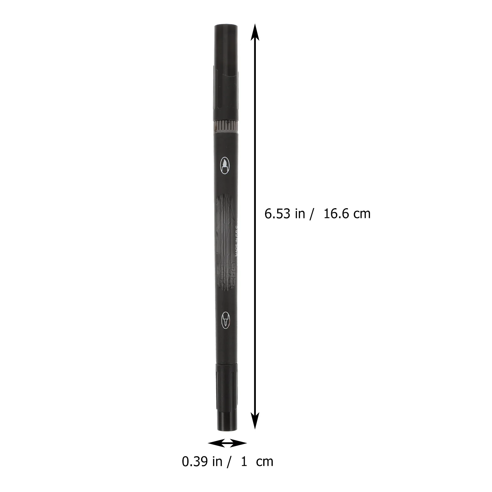 12 قطعة أقلام رسم خطية مزدوجة الأطراف مقاومة للماء علامات مقاومة للبهتان لملحقات رسم اللوحة الإبداعية #5