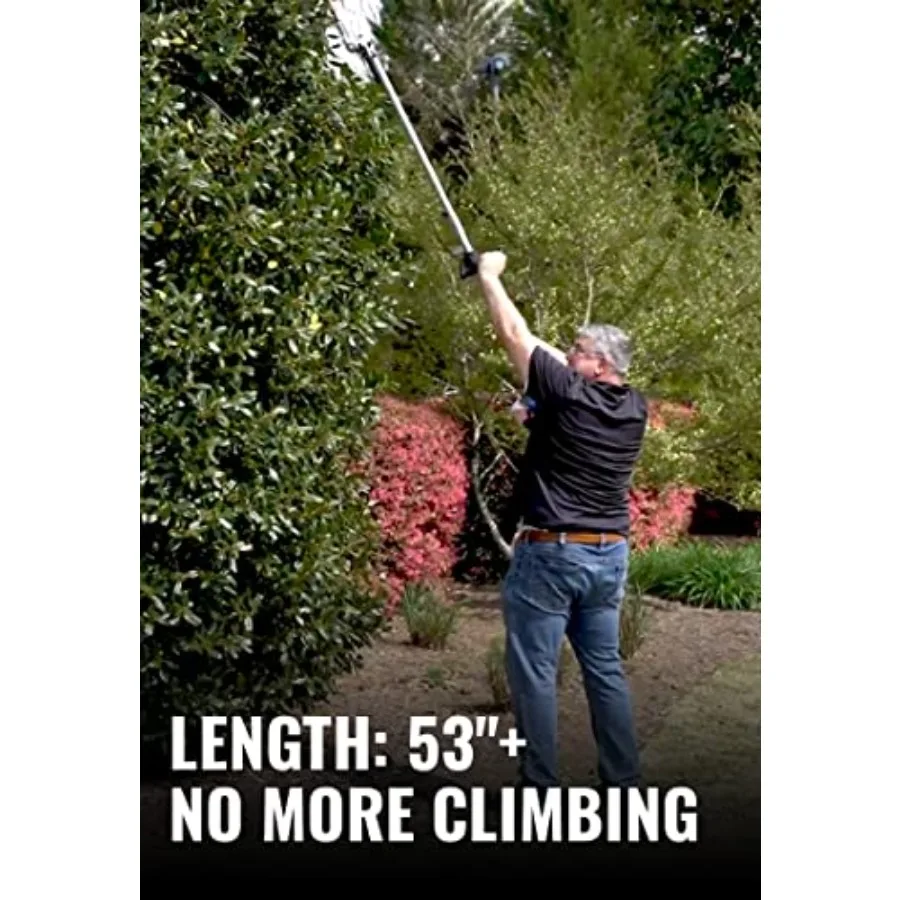 SUNSEEKER 16 Hedge Trimmer Attachment Universal Dual Action Articulating Heavy Duty Steel Material 12 Angle Positon Gas Powered