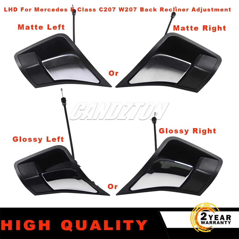 

LHD For Mercedes E Class C207 W207 Coupe Front Seat Backrest Lock Release Handle Back Recliner Adjustment