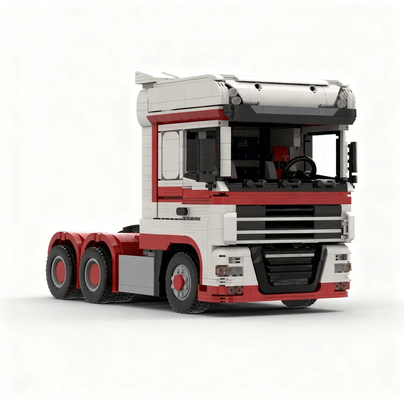 2604pcs MOC Technical DAF XF 6X4 Tractor Truck Model Building Blocks Construction Toys Christmas Gift Brick Education Idea Kids