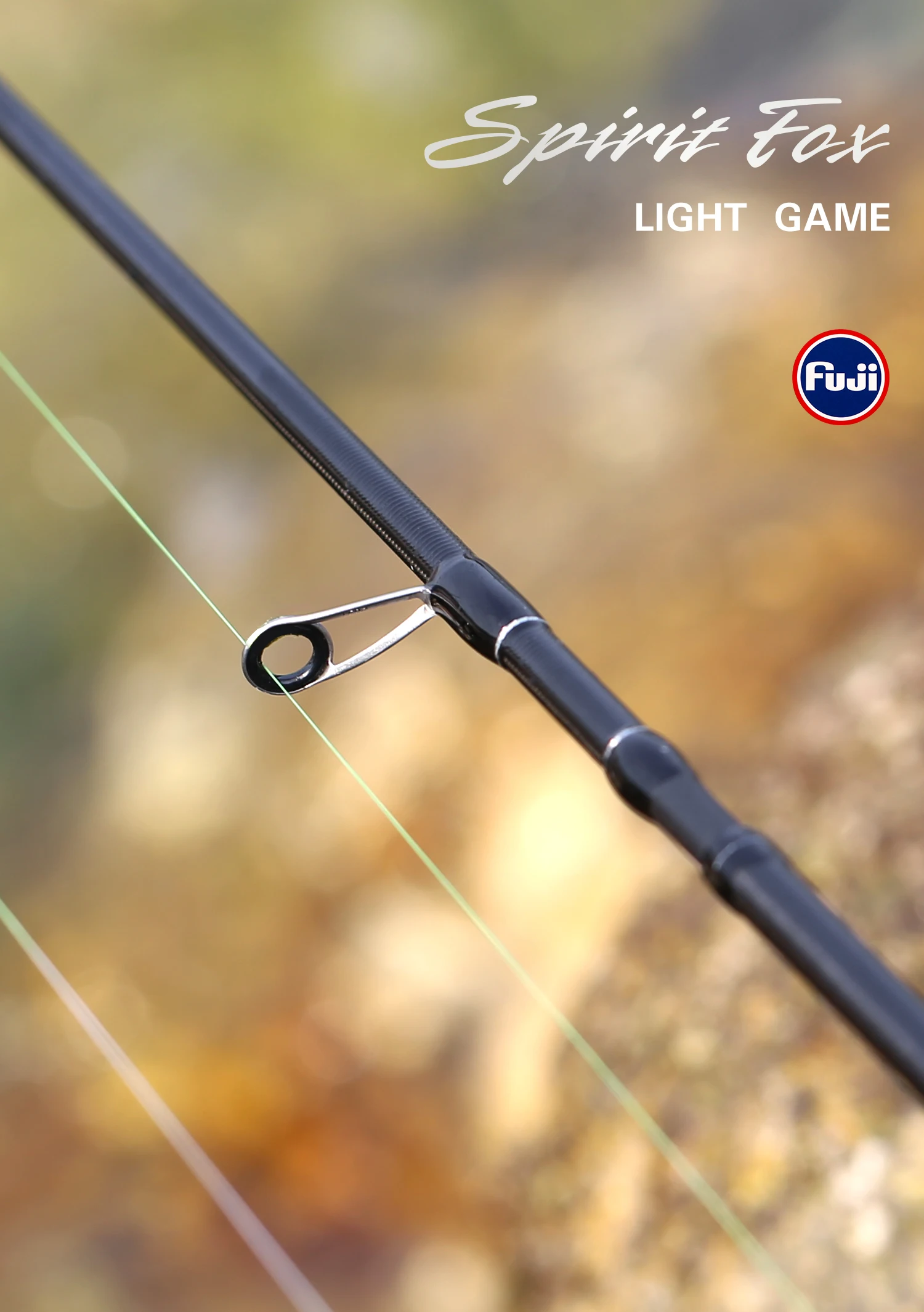 TSURINOYA Spirit Fox 2,08m 2,28m 2,44m Light Game Angelrute S762L S802L FUJI 2-teilige Schnellaktion-Angelrute für Rockfish – Detail 15