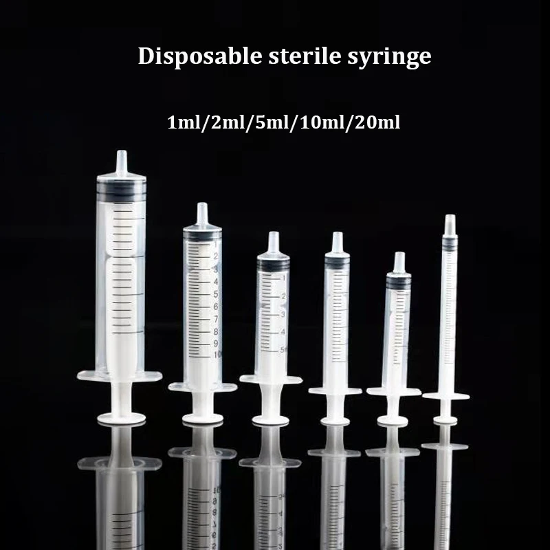 Imagem -02 - Seringa Estéril Descartável sem Agulha Laboratório Dispensando Pet Alimentação Seringa Cola Óleo Tinta Perfume Injeção 20 Peças