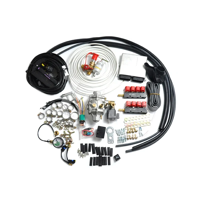 Fuel system Vehicles automobile truck gnv gas 8 cylinder cng conversion kit cng sequential fuel injection ecu cng kit for sale