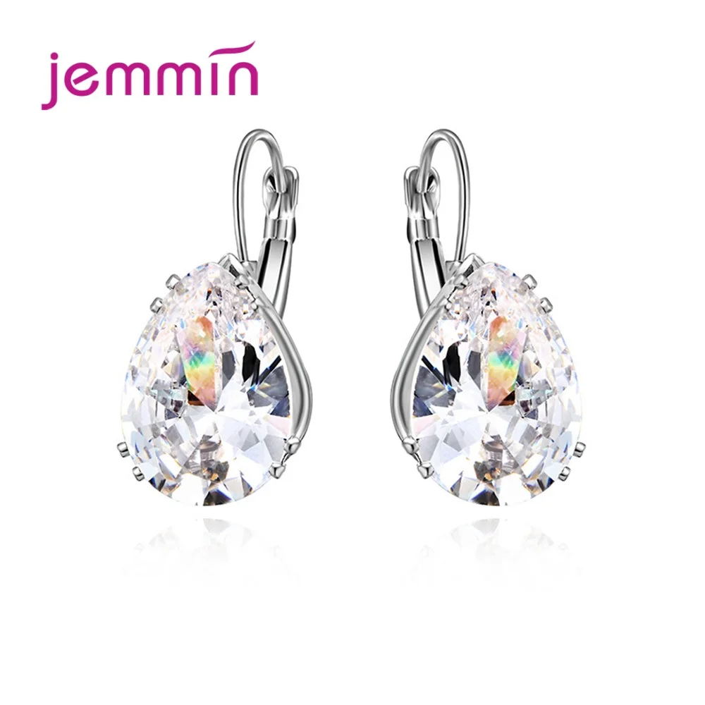 

Женские серьги-гвоздики из серебра 925 пробы с австрийским фианитом