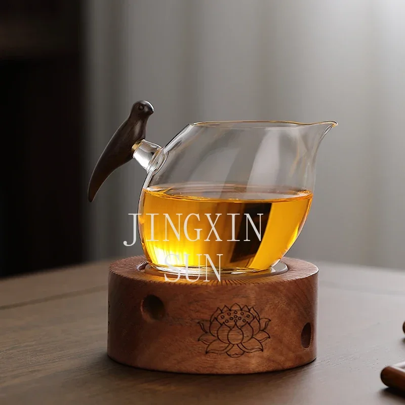 Glass fair cup thickened and heat-resistant tea dispenser, high-end tea sea integrated tea making set, and container