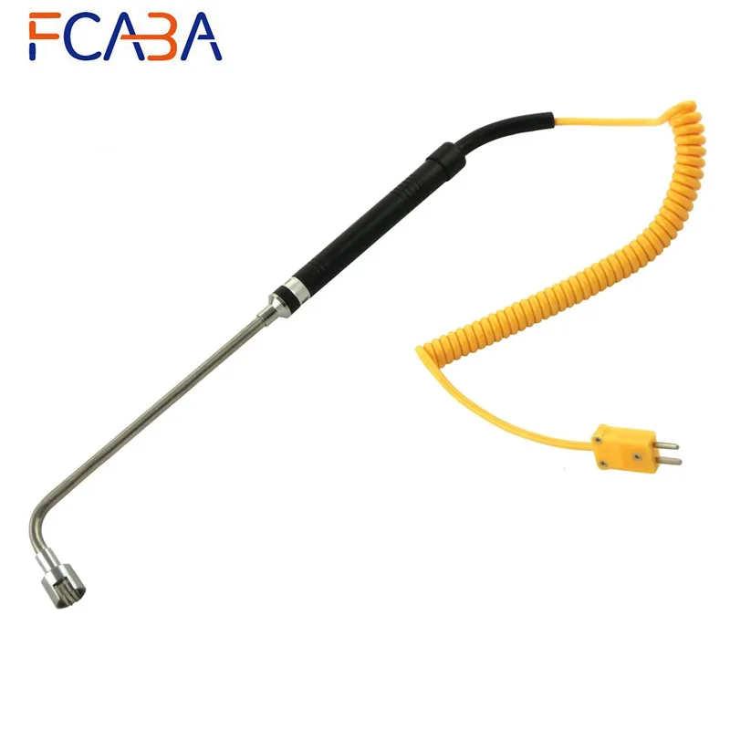 FCABA Temperature NR-81533B K Type Handheld Surface Thermocouple Probe