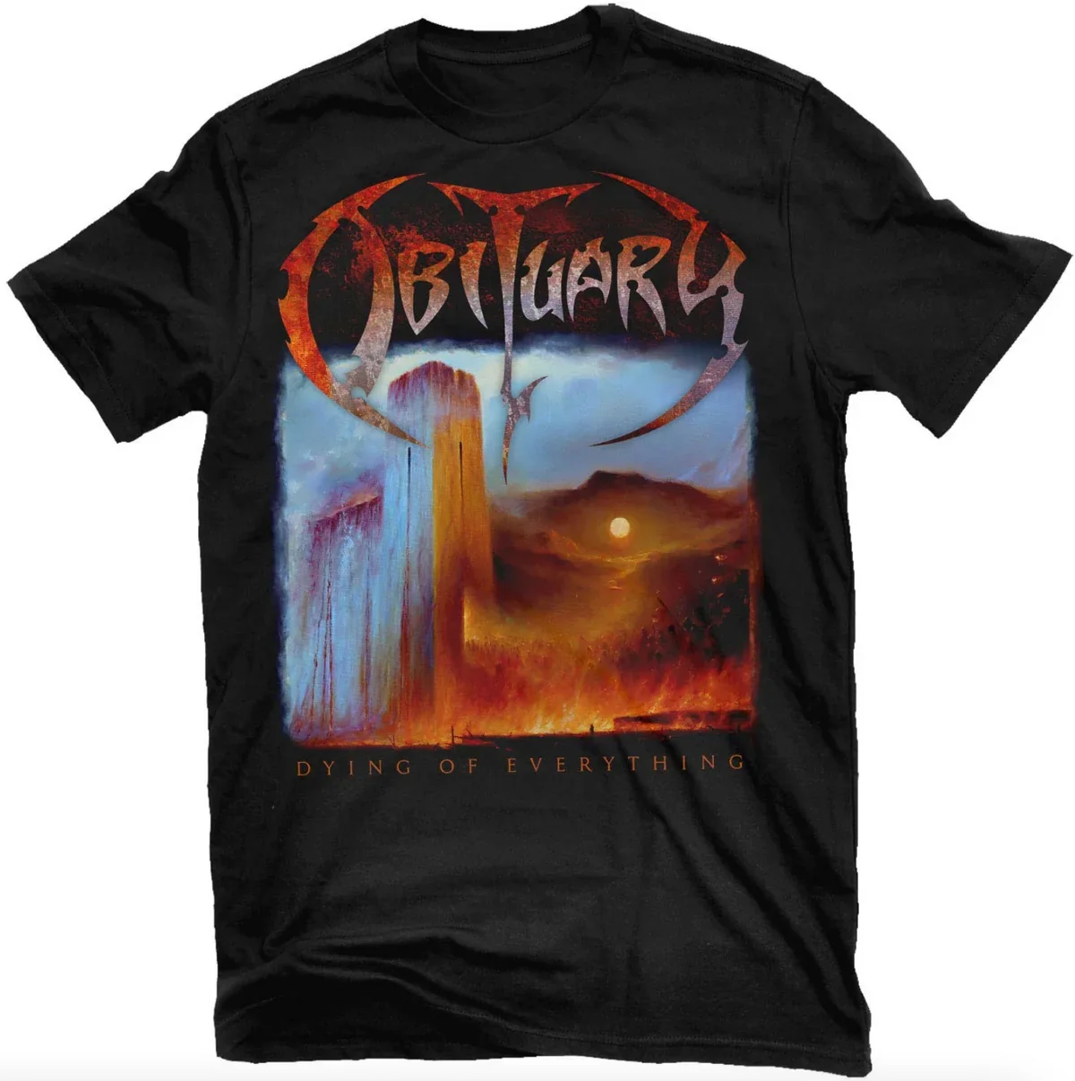 Zombie-Horde, dunkler Grafikdruck, Unisex-T-Shirt, Obituary Death Metal Band Fan Top – Detail 6