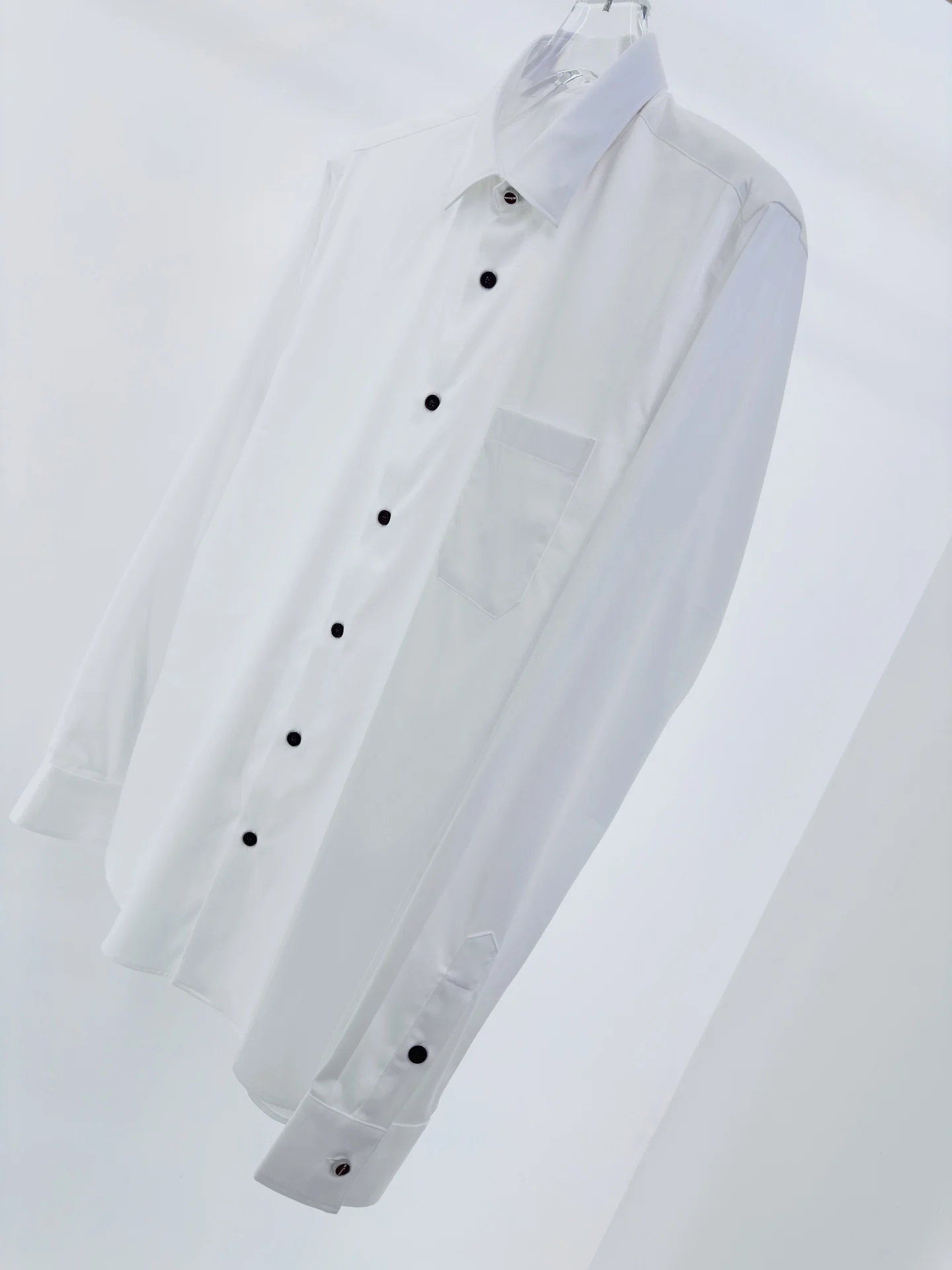 Kiton2026 New Italian Old Money Style Men's Fashion Casual Silk Blended Shirt