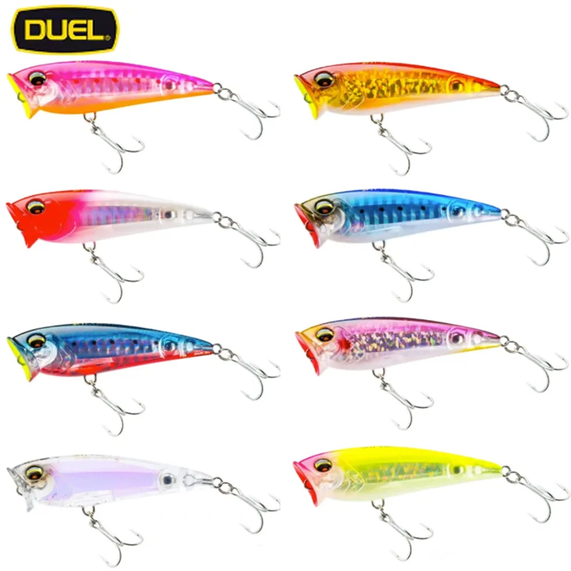 

DUEL High Quality Surface Crawling Bionic Lure Super Attractive False Bait F1224 Long Casting Seadropper Swing Bait led에기