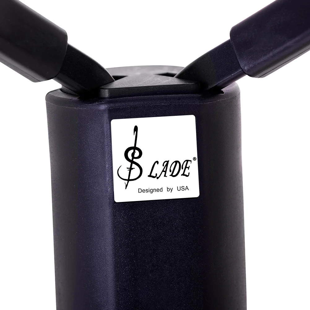 Foldable Alto Saxophone Stand with Carrying Bag Saxophone Bracket Anti-Slip Triangle Base Design Woodwind Protection Accessories