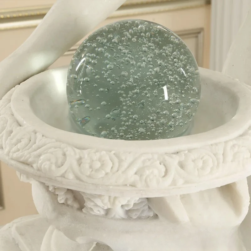 yy-2 large European flowing fountain rockery flowing water fish pond ornament sandstone handicraft figure sculpture garden water
